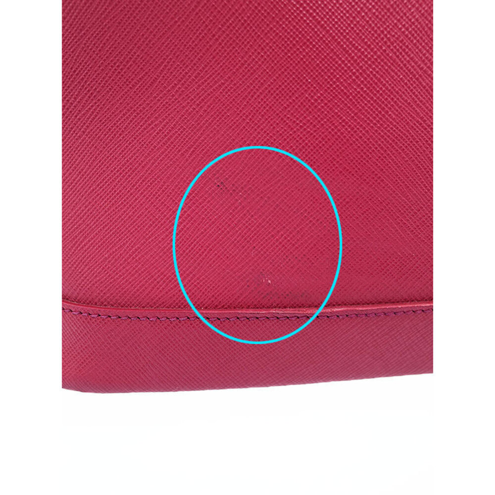 Prada Saffiano Lux Promenade handbag Pink - Picture 6 of 9